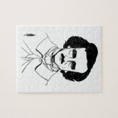 Portret van Edgar Allan Poe Legpuzzel (Horizontaal)
