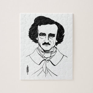 Portret van Edgar Allan Poe Legpuzzel