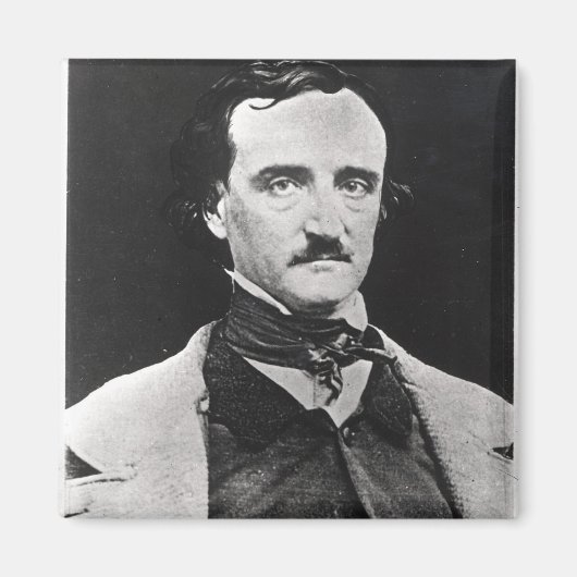 Portret van Edgar Allan Poe Magneet (Voorkant)