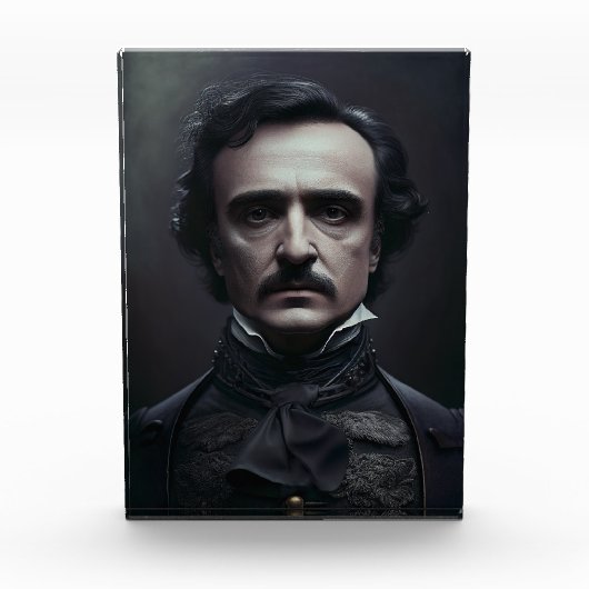 Portret van Edgar Allan Poe Photo Block Fotoblokken (Voorkant)