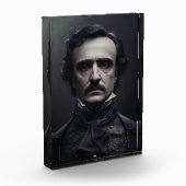 Portret van Edgar Allan Poe Photo Block Fotoblokken (Links)