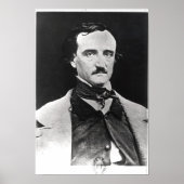 Portret van Edgar Allan Poe Poster (Voorkant)