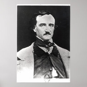 Portret van Edgar Allan Poe Poster