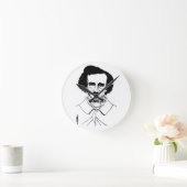 Portret van Edgar Allan Poe Ronde Klok (Huis)