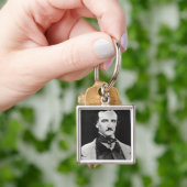 Portret van Edgar Allan Poe Sleutelhanger (Hand)