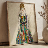 Portret van Edith door Egon Schiele Fine Art Poster