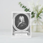 Portret van Edmond Halley Briefkaart (Staand voorkant)