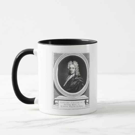 Portret van Edmond Halley Mok (Links)