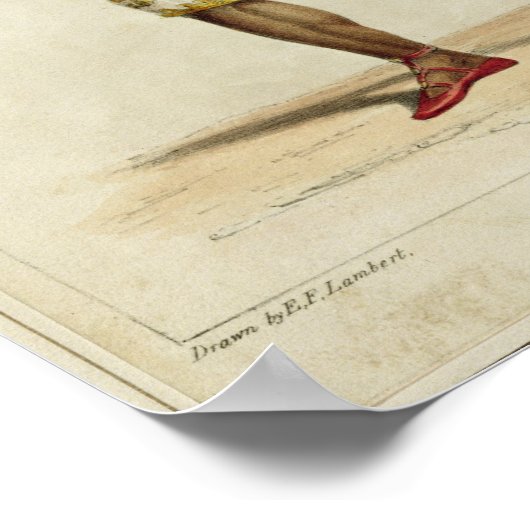 Portret van Edmund Kean als Othello Poster (Hoek)