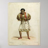 Portret van Edmund Kean als Othello Poster (Voorkant)