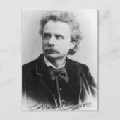 Portret van Edvard Grieg Briefkaart (Voorkant)