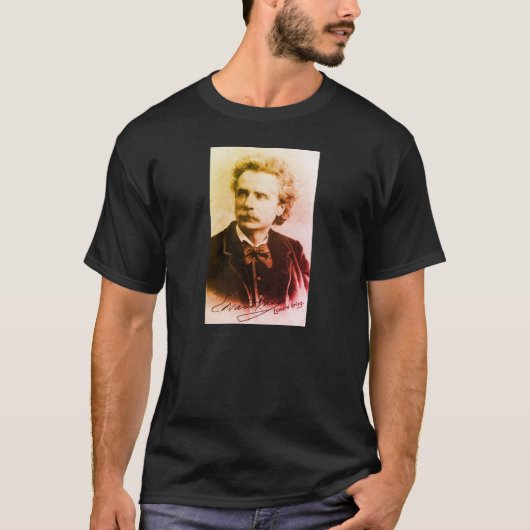 Portret van Edvard Grieg T-Shirt (Voorkant)