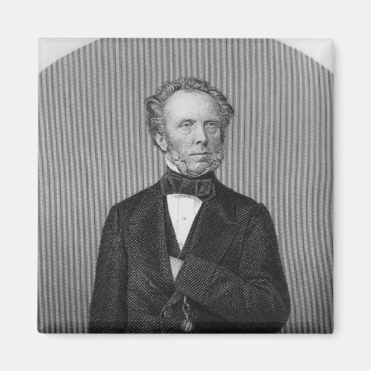 Portret van Edward Baines Magneet (Voorkant)