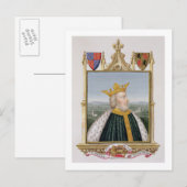 Portret van Edward III (1312-77) King of England Briefkaart (Voorkant / Achterkant)