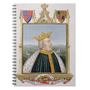 Portret van Edward III (1312-77) King of England Notitieboek