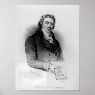 Portret van Edward Jenner Poster