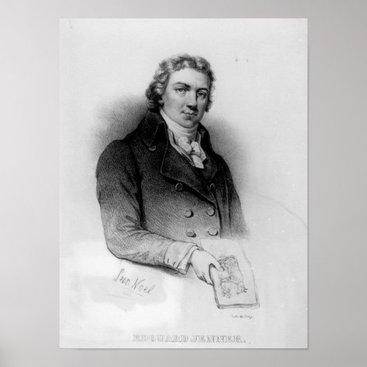 Portret van Edward Jenner Poster (Voorkant)