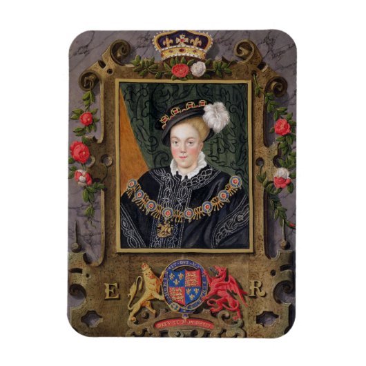 Portret van Edward VI (1537-53) King of England, a Magneet (Verticaal)