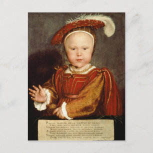 Portret van Edward VI als kind, c.1538 Briefkaart