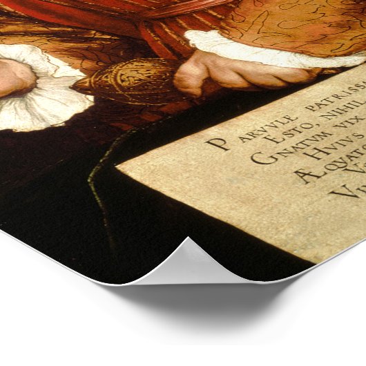 Portret van Edward VI als kind, c.1538 Poster (Hoek)