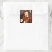 Portret van Edward VI als kind, c.1538 Vierkante Sticker (Tas)