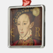 Portret van Edward VI Metalen Ornament (Links)