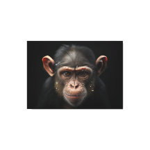 Portret van een aap - chimpansee close-up realisme