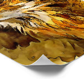 Portret van een Acrylverf van leder Poster (Hoek)