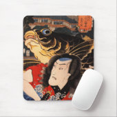 Portret van een acteur met een vis muismat (Met muis)