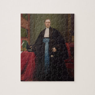 Portret van een advocaat in zijn bibliotheek, 1852 legpuzzel