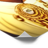 Portret van een Afrikaanse prinses | AI Art Poster (Hoek)