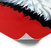 Portret van een Amerikaanse Eskimo Dog | AI Art Po Poster (Hoek)