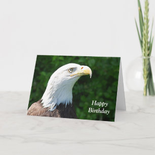 Portret van een Amerikaanse zeearend Kaart