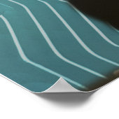 Portret van een Android in een digitaal universum Poster (Hoek)