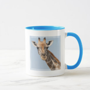 Portret van een Angolese giraffe Mok
