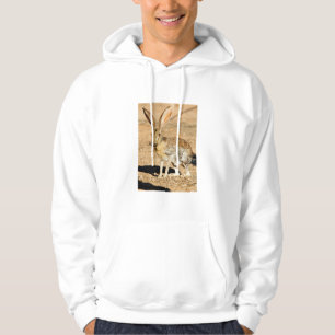 Portret van een antilope jackrabbit, Arizona Hoodie