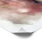 Portret van een aquarelvrouw perfect poster (Hoek)