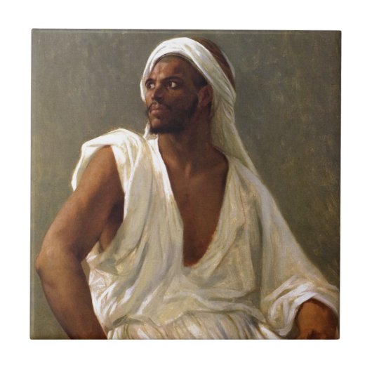 Portret van een arabisch tegeltje (Voorkant)