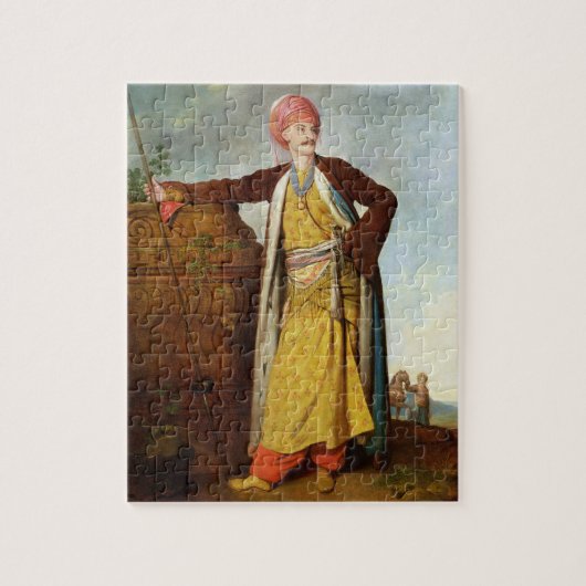 Portret van een Armeniër, 1771 (olie op doek) Legpuzzel (Verticaal)