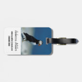 Portret van een Atlantische Puffin Bagagelabel (Achterkant horizontaal)