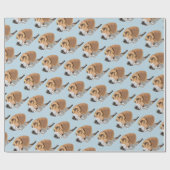 Portret van een Beagle Head Cadeaupapier (Vlak)