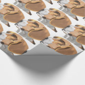 Portret van een Beagle kop Cadeaupapier (Hoek)