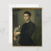 Portret van een beeldhouwer briefkaart (Voorkant / Achterkant)