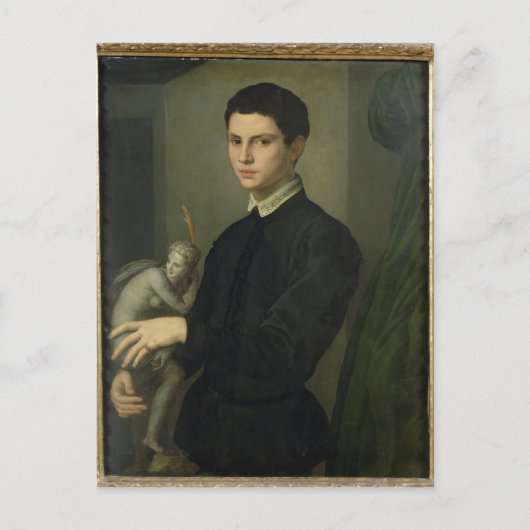 Portret van een beeldhouwer briefkaart (Voorkant)