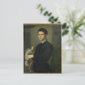 Portret van een beeldhouwer briefkaart (Staand voorkant)