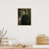 Portret van een beeldhouwer poster (Keuken)