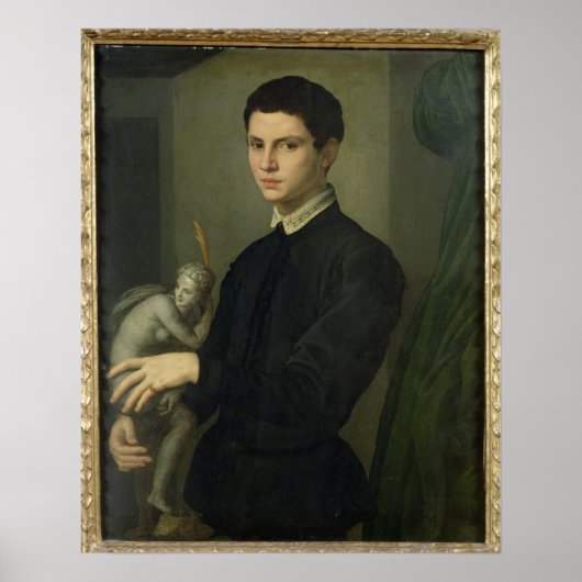 Portret van een beeldhouwer poster (Voorkant)