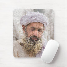 Portret van een bejaarde Afghaan