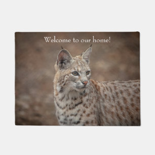 Portret van een Bobcat Deurmat