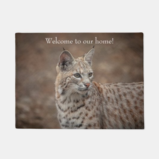 Portret van een Bobcat Deurmat (Voorkant)